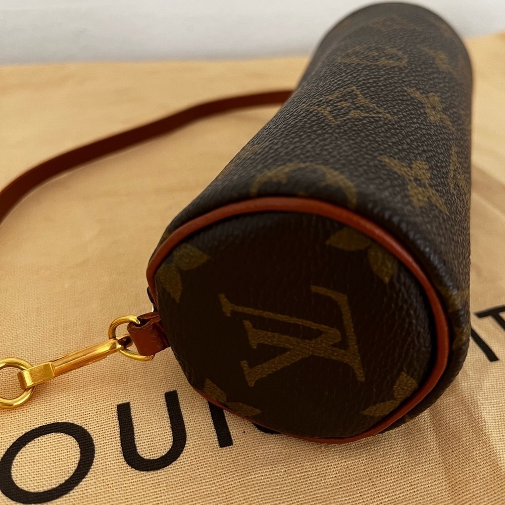 Louis Vuitton Monogram Papillon Golf Ball Holder EUC NWOT dust bag France - Picture 4 of 16